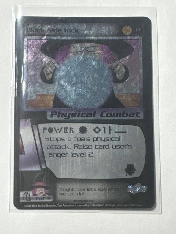 DBZ Dragon Ball Z Holo Black Side Kick #69 CCG!