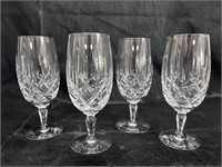 Gorham Lady Anne Crystal - 4 Iced Tea Glasses