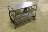 Steel 3-Shelf Cart Approx 20"x40"x30"
