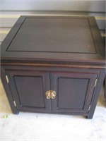 Wooden Oriental doubledoor cabinet 1 of 2