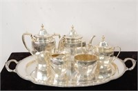 Sterling tea set