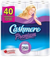 40-Pk Cashmere Premium Soft & Thick Toilet Paper,