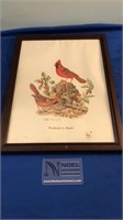 Nellie meadows Cardinals in Winter painting