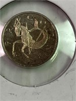 Silver Capricorn Zodiak Coin