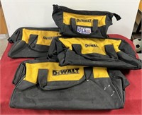 4 Dewalt tool bags