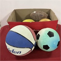 Group of sports balls
