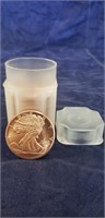 (15) One Ounce Copper Liberty Coins (.999)