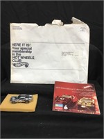 Rare 1970 Hot Wheels Club Membership Kit