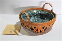 Henn Workshops Serving Bowl w/ Basket