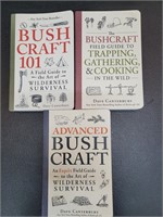 Bushcraft survival Books trapping first aid