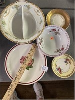 Nice assorted pieces of china with roses