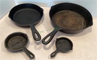 Cast iron lot includes an advertising Swimley‘s