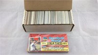 Box of Oriole's Baseball Cards and 1991 Topps Set