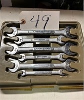 Craftsman SAE Open End Wrench Set