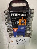 Craftsman Metric Comb.Wrench Set-New