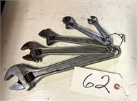 5 Crescent Brand Crescent Wrenches