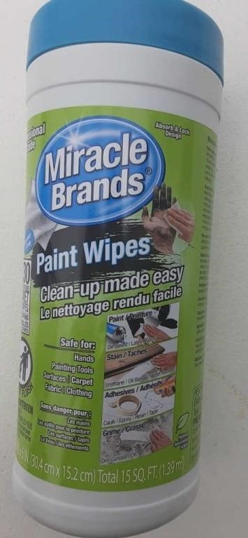 MIRACLE BRANDS PAINT WIPES