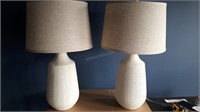2 Table Lamps w/ Shades $120