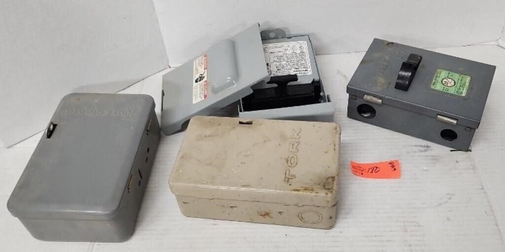 4 Electrical Breaker Panel Boxes