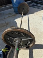 Barbell w/90# Weight