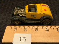 Vintage RARE Tonka Hot Rod Mod Yellow Red