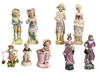 Early Porcelain & Bisque Couples, Singles