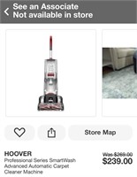 Hoover carpet cleaner machine