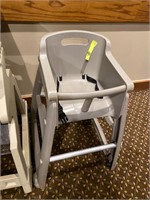 Childrens High Chair Booster Seat Grey