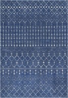 Moroccan Blythe Accent Rug, 2' x 3', Dark Blue