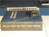 1984 Celebrity / Citation II shop manual