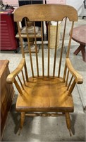 (AF) Wood Rocking Chair