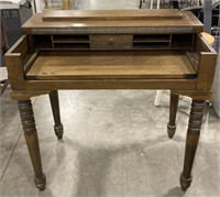 (AF) Vintage Wood Pull Out Desk. 34” x 33” x