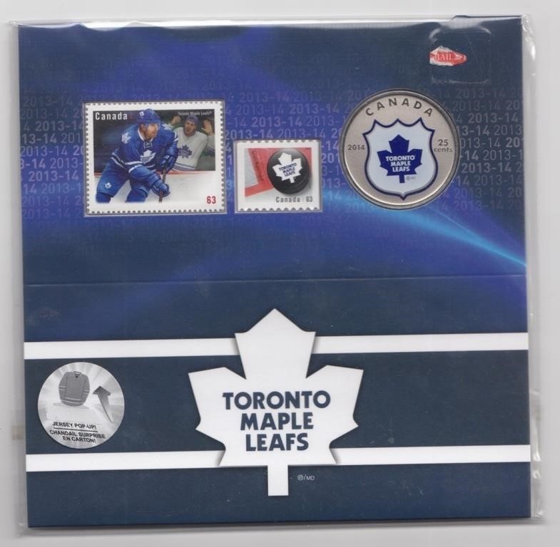 2014 Toronto Maple Leafs Coin & Stamp Set