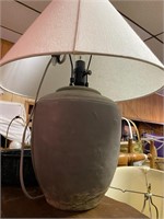 Large Ceramic Table Lamp Gray K
