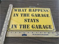 Garage Metal Sign