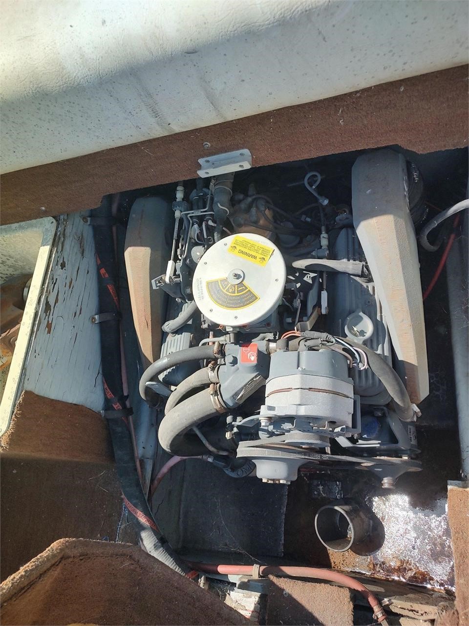 Seville V6 inboard outboard boat engine for parts