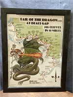 Tail of the Dragon Art Poster