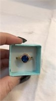 Sapphire stone ring size 8