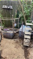 Various Shelving in Yard