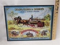 Modern/Reproduction/New Tin Steam Engine Sign
