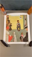 Norman Rockwell Textured Print