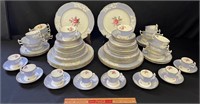 EXCEPTIONAL LOT OF MARITIME ROSE COPELAND DISHES