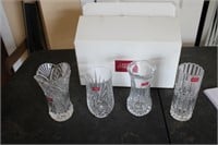 Cristal Darques- Paris--lead crystal vases