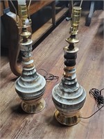 2 MCM Table Lamps