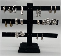 10 pairs of pierced 
Earrings-Asst.,