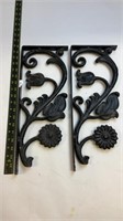 2pcs cast iron Shelf Braces