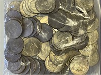 64 - Eisenhower one dollar coins