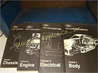 Ford 1975 manuals 4 volumes