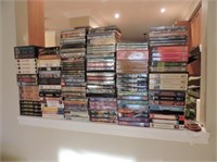 Large quantity of VHS & DVD's