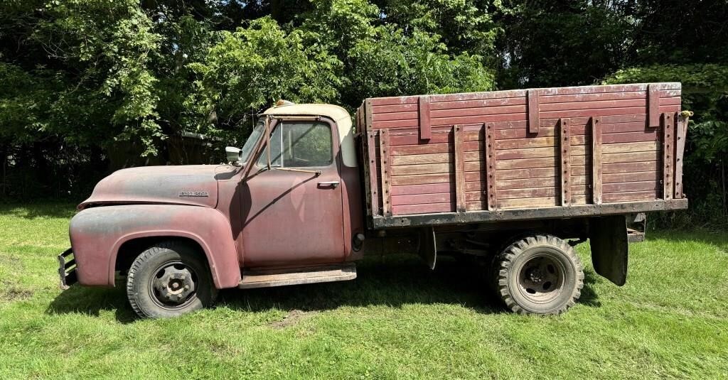 1954 Ford F350 Farm Truck, Stored inside